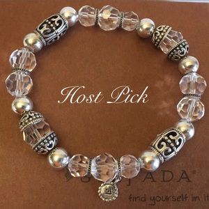 Silpada Glass Bead Sterling Silver Bracelet B2413